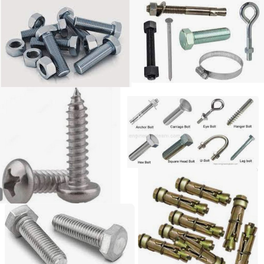 Fasteners GI and SS